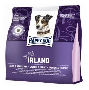 Happy Dog (Хэппи Дог) Supreme Sensible my little Irland. Сухой гипоаллергенный корм для собак малых пород с лососем и кроликом, 2,5 кг